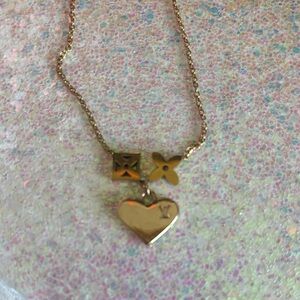 Gold Heart Pendant Necklace
